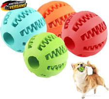 4 St&uuml;ck Hundespielzeug Ball, Hundeb&auml;lle, Hundespielzeug Intelligenz Ball, Naturg