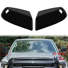 Caps Kit Compatible with 2007-2022 Toyota Tundra Mirror Covers Glossy Black