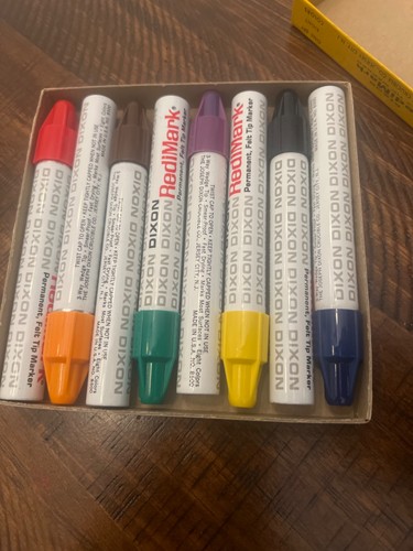 Vintage Marker Dixon RediMark! 8 color marker set, Graffiti Marker ...