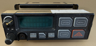 GE ERICSSON M/A COM M7100 RADIO CONTROL HEAD  KRY1011632 / 12 with BRACKET