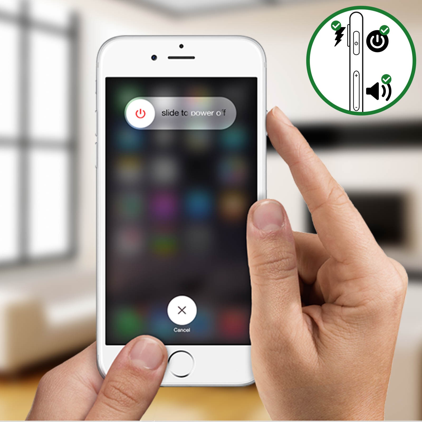 Bouton de encendido iPhone 8 Plus nappe interrupteur marche arrêt flex