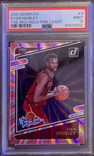 2021 Donruss The Rookies#3 Evan Mobley The Rookies Holo Teal Laser