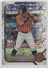 2022 Bowman Chrome Prospects Speckle Refractor 146/299 Anthony Rodriguez 0w47