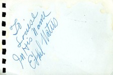 ETHEL WATERS - AUTOGRAPH NOTE SIGNED