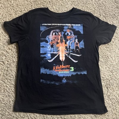 Freddy Krueger Nightmare on Elm Street Shirt Dream Warrior 3 Mens Size XXL 2XL