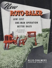 ALLIS-CHALMERS ROTO-BALER 16 PAGE BROCHURE TL-483-473