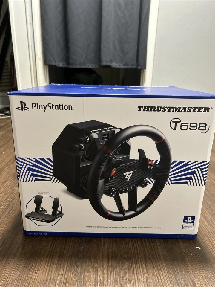 Thrustmaster T598, Direct Axial Drive Force Feedback Racing Wheel and Pedal Set - Image 2 of 4