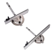 Table Saw Miter Gauge Aluminum Alloy Angle Plate Ruler Universal Miter Saw