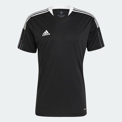 Men s Adidas Tiro 21 Training Jersey Top - Black/White (GM7586) *Rare Classic*