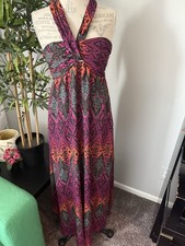 Dress size medium women sundress maxi pink no flaws