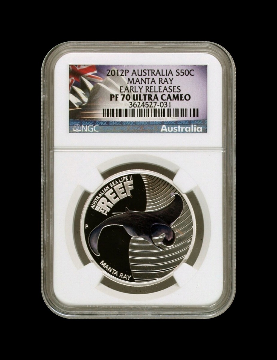 AUSTRALIA. 2012, 50 Cents, Silver - NGC PF70 - Top Pop