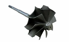 9 Blade Turbo Turbine Exhaust Shaft Wheel Kit for GT35R GT3582R GT3584 HKS 3540