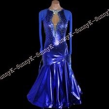 Handmade Dance Dress/Standard Ballroom Competition smooth Waltz Tango Costume