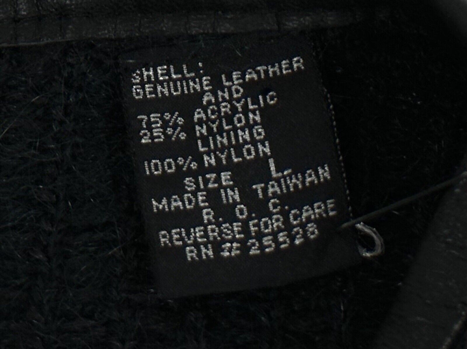 Vintage 80's SAXONY COOGI Style Gray Leather/Knit… - image 4