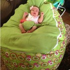 BABY BEAN BAG -LARGE SIZE CHAIR WITH HARNESS for Newborn Bubs thru Teen Years GC