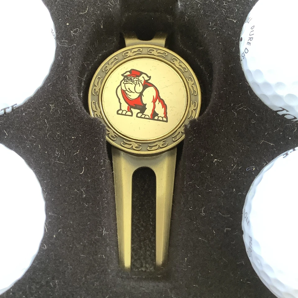 Набор мячей и маркеров для гольфа University Of Georgia Bulldogs Linkswalker NCAA UGA - Изображение 2 из 4