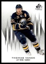2013-14 SP GAME USED THOMAS VANEK BUFFALO SABRES #86