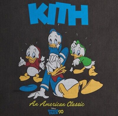 Kith x Disney Donald Duck American Classic Vintage Tee Kith x Disney Donald Duck American Classic Vintage Tee