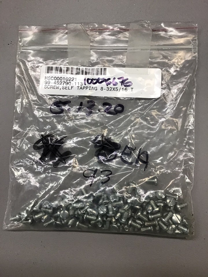 Self Tapping Screws #8-32x5/ 16 T Steel (Qty 93) (B227) | eBay