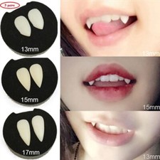 Resin Vampire Teeth Fangs - Halloween Adult Cosplay Photo Props DIY Decorations