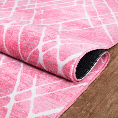 Fluffy Non Slip Door Mat Rug Stylish Soft Carpet Mat Living Room Hallway Runners - Picture 41 of 47