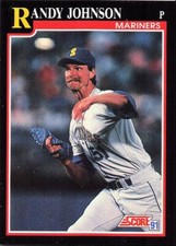 1991 Score Randy Johnson Seattle Mariners #290