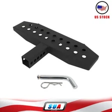 Trailer Towing Bumper Hitch Step Steel For 2 inch Receiver 20.1" x 5.1" Step Pad