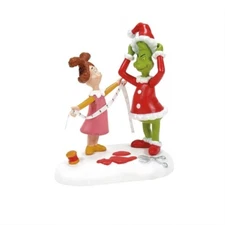 Dept 56 BEING FITTED FOR A SANTY SUIT Grinch Village 6013019 BRAND NEW