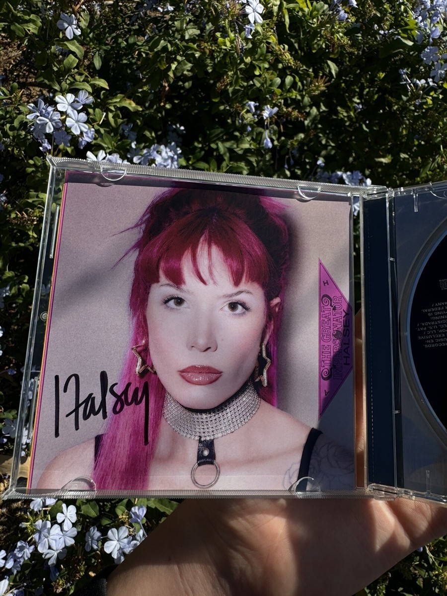 ホールジー直筆サイン入り超 特大写真…Halsey HALSEY THE GREAT IMPERSONATOR Y2K CD Signed | eBay