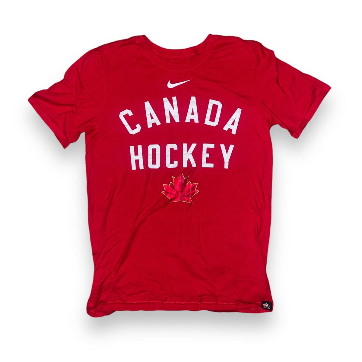 Nike Team Canada Hockey Olympics Gold Medal Nike T Shirt Size