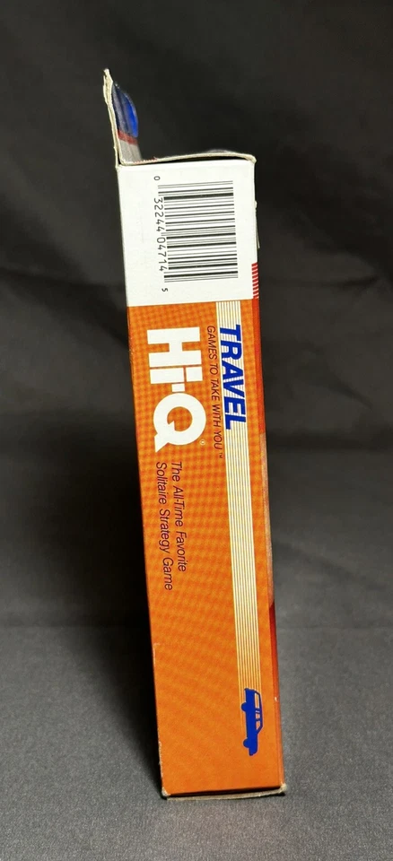 Travel Hi-Q Milton Bradley Solitaire Game 1986 Complete SEALED Original Box NEW - Image 3 of 4