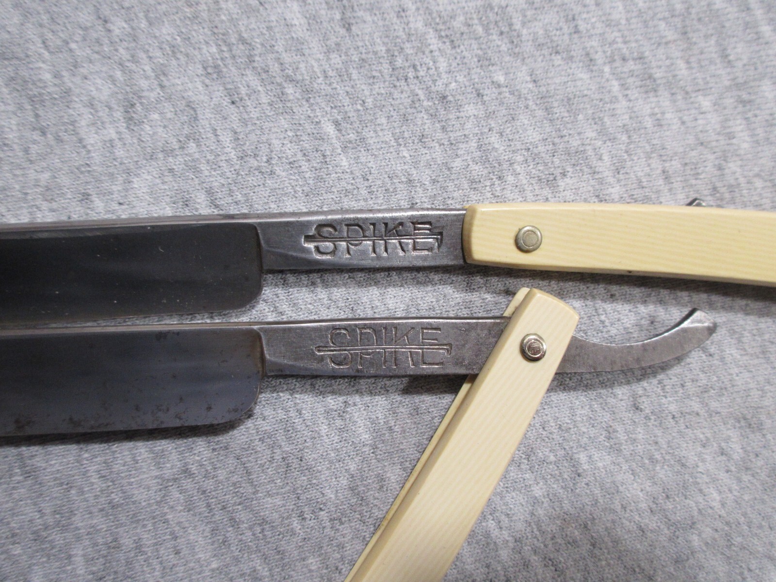 vintage Spike Union Cutlery Co straight razor 9/16 lot A eBay