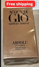 GIORGIO ARMANI Acqua Di Gio Absolu for Men Eau De Parfum Spray 3.4 Oz