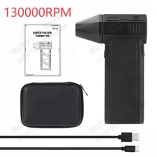 Mini Turbo Jet Fan Electric Air Duster - 130000RPM, 3 Speed for Car & PC