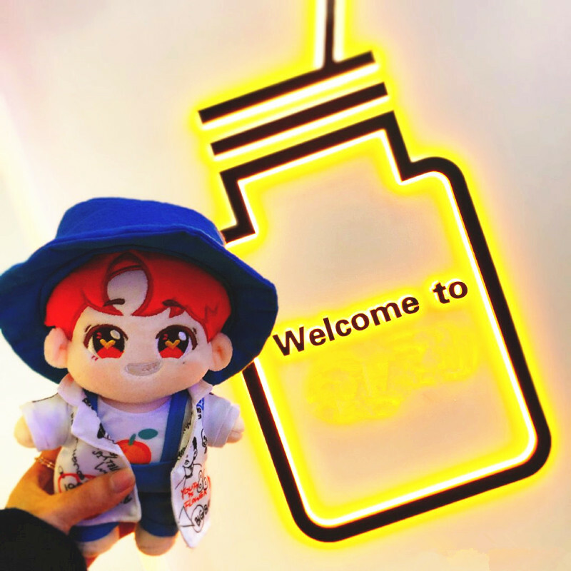 20cm KPOP BIGBANG Doll G-Dragon GD Orange G-DRAGON Plush Toy