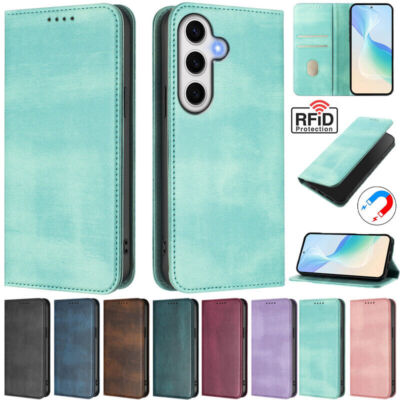 Schutz Hülle für Samsung A17 A37 A57 A07 A56 A05S Flip Case Klapp Tasche Cover