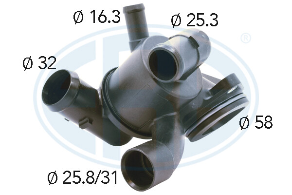 ERA Thermostat KüHlmittel Mit Dichtung 87°C FüR VW Tiguan Passat Variant 350449A-image