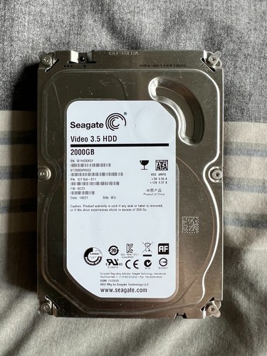 Seagate Pipeline HD 2TB ST2000VM003 Desktop Hard Disk Drive - 60 Day Warranty