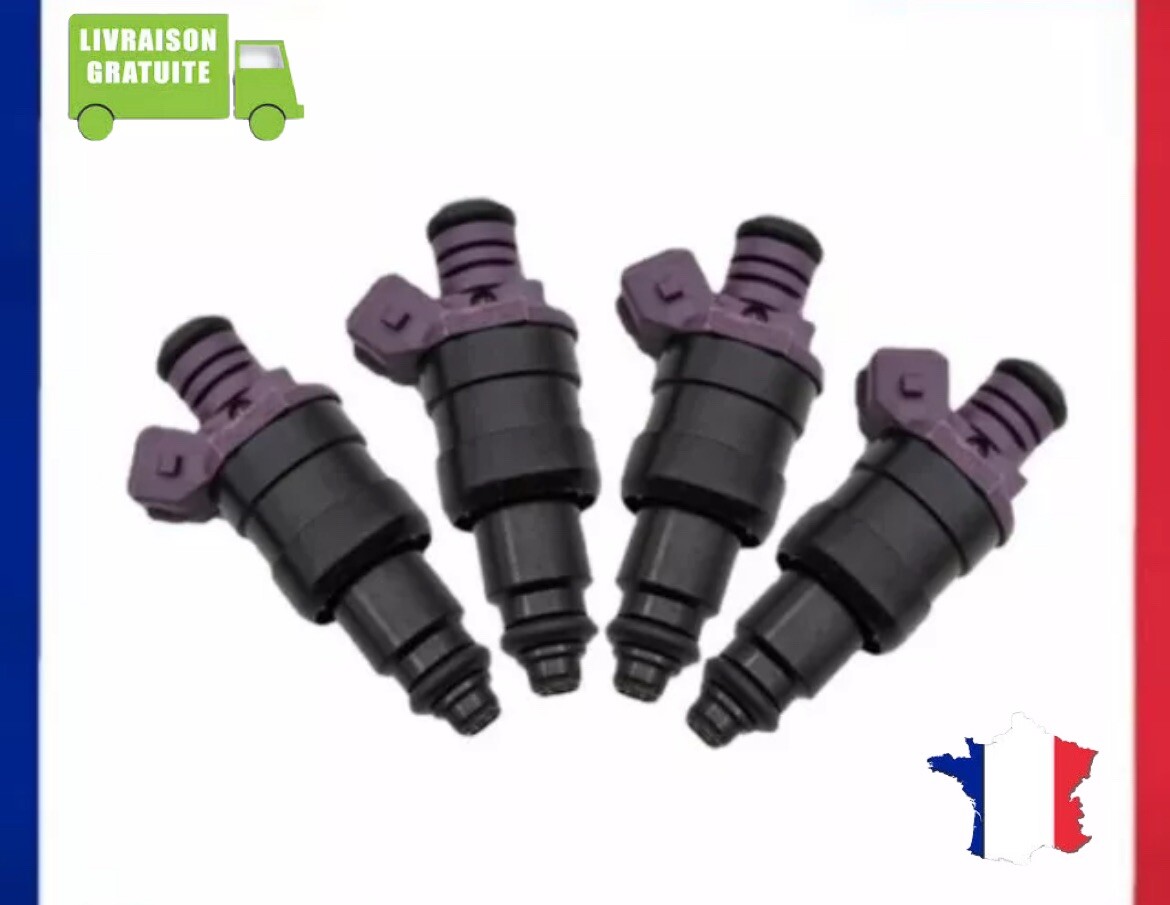 4 Injecteurs carburant neufs pour Renault Clio et Kangoo 1.2 16V