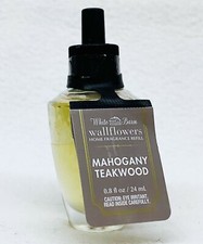 1 Bath Body Works MAHOGANY TEAKWOOD Wallflower Home Scent Oil Refill Bulb