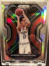 2020 PANINI PRIZM ALEKSEJ POKUSEVSKI ROOKIE RC SILVER PRIZM OKC THUNDER