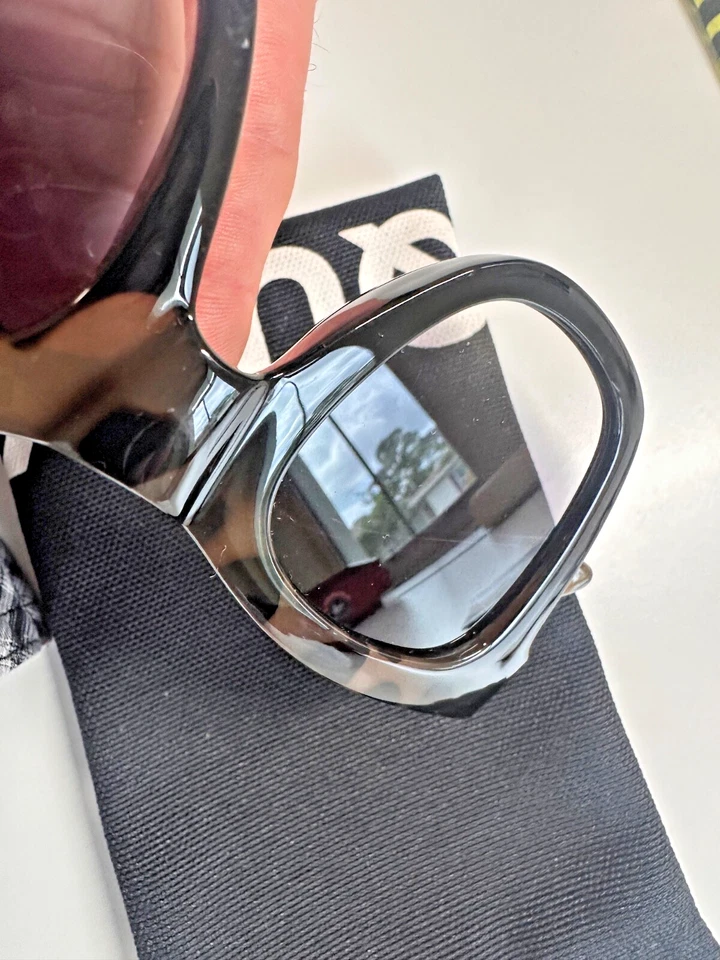 Gafas de sol cuadradas Quay AFTER HOURS Tort negras desvanecidas 46 mm NUEVAS con etiquetas Foto 3 de 4