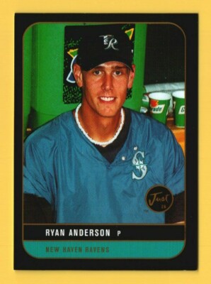 2000 Just Graded 2K Black #4 Ryan Anderson New Haven Ravens Minors Serial #17/50