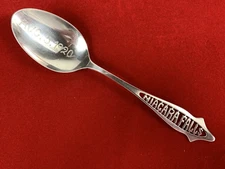 Niagara Falls 1920 Sterling Silver Souvenir Spoon Weidlich