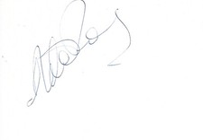 Rita Pavone autograph signed 10x15 cm index card