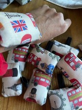 Handmade, London, Harrods, Wrist Pin Cushion, designs vary, wrist pincushion xx