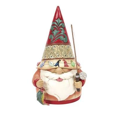 Jim Shore Gone Fishing - Fishing Gnome Figurine 6014402 2024 NEW