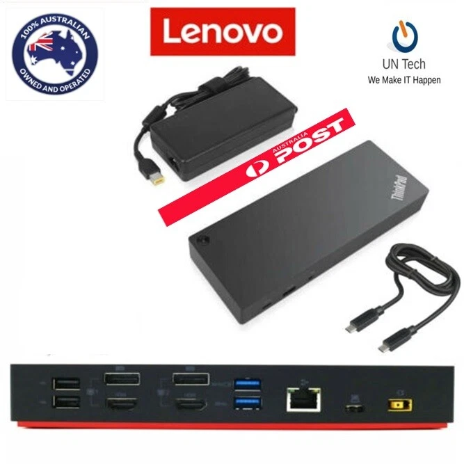 Lenovo ThinkPad Hybrid USB-C With USB-A Dock 135W Adapter 40AF0135AU - image 3 of 4