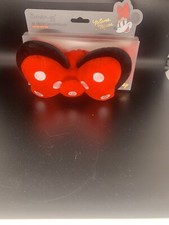 Minnie Mouse Spa Plush Headband RED Polka Dot NEW in BOX The Creme Shop
