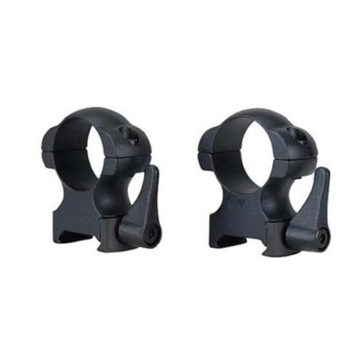 Weaver Grand Slam Lever Lok Top Mount 1'' Rings X-High Matte Black